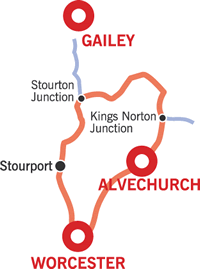 Stourport Ring Cruising Map